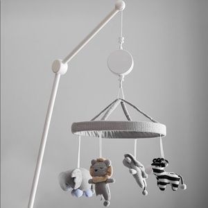 Pottery Barn Knit Animal Musical Crib Mobile